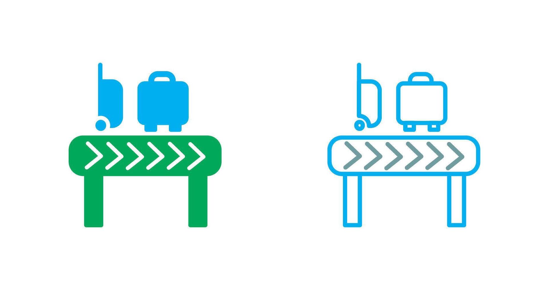 Luggage Carousel Icon vector