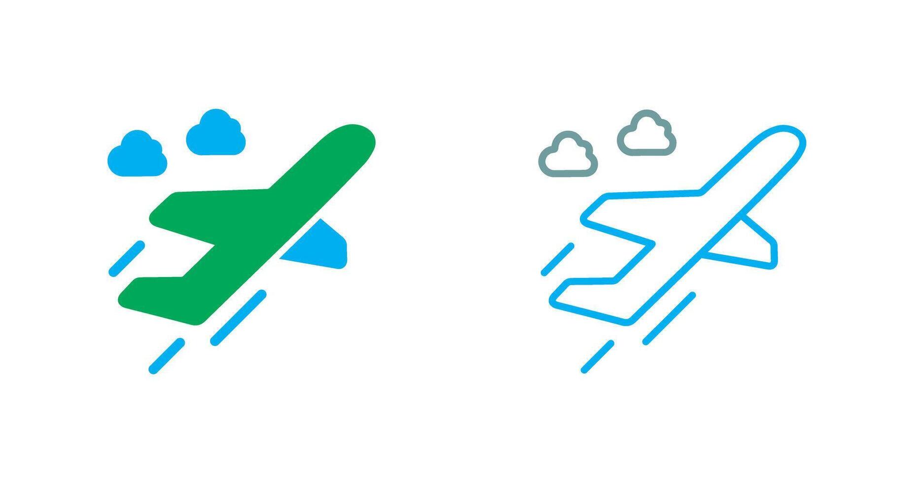 Flight Takeoff Icon vector