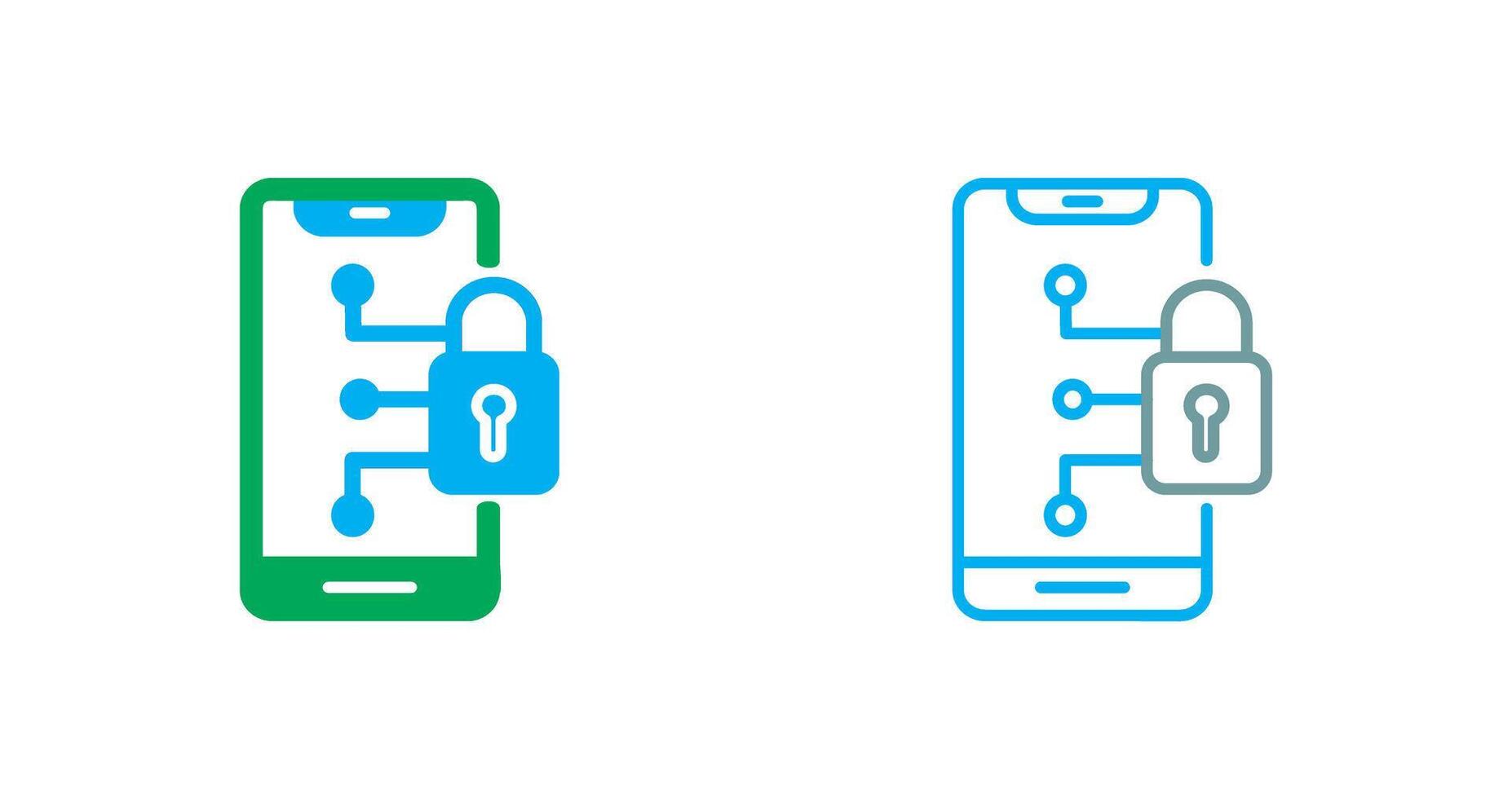 Secure Device Icon vector
