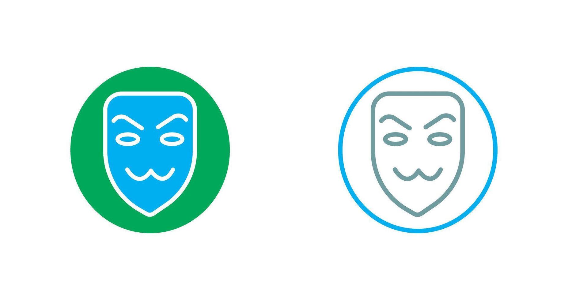 Hacker Mask Icon vector