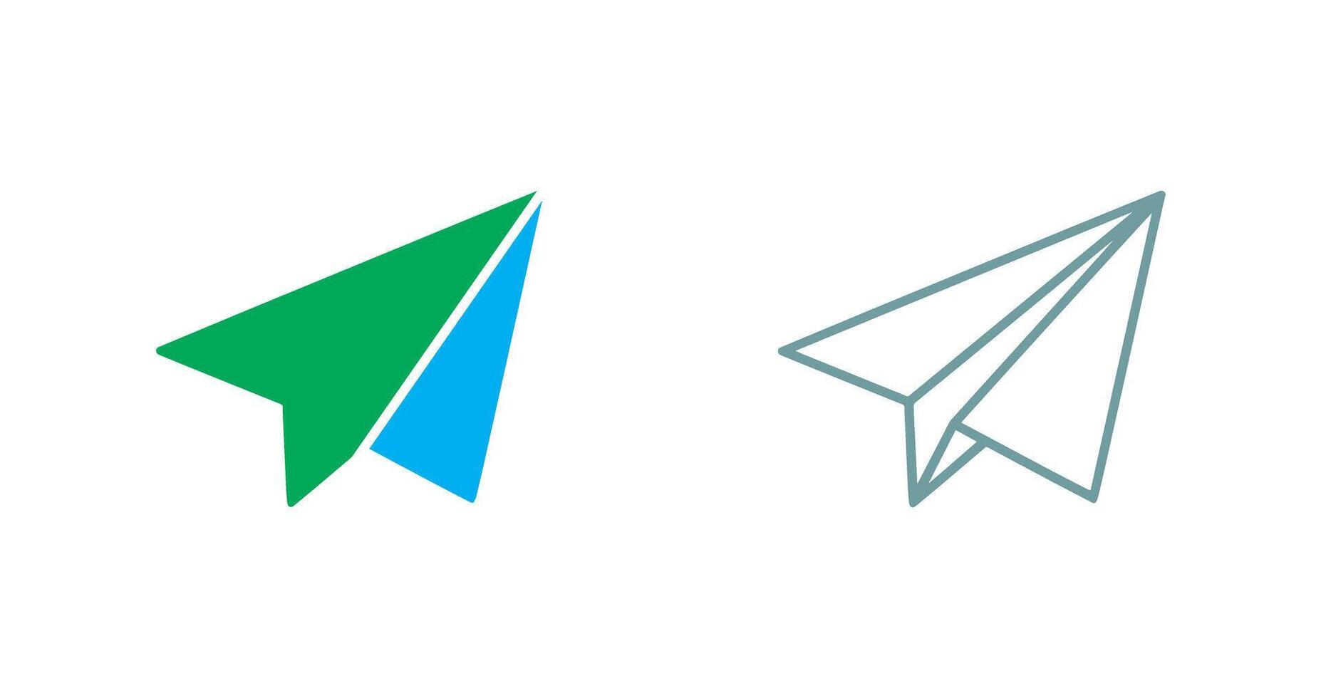 Paper Plane Icon vector