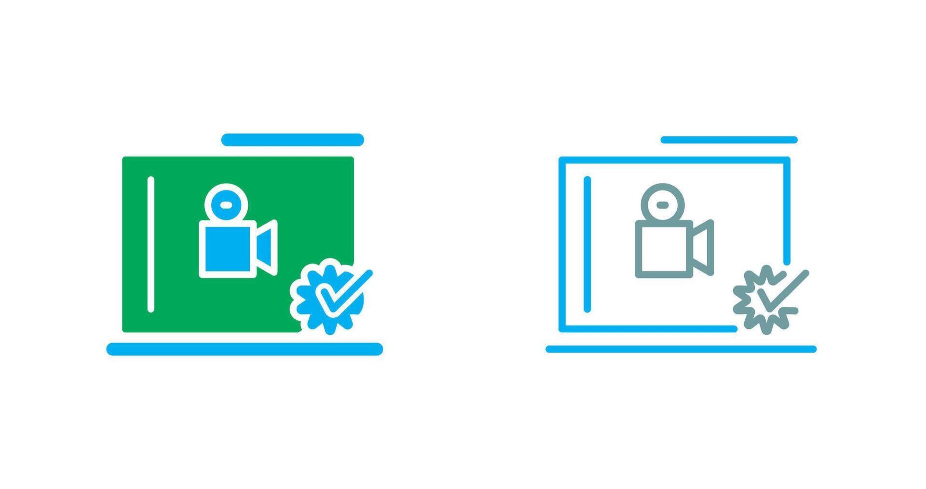 Quality Screen Icon vector