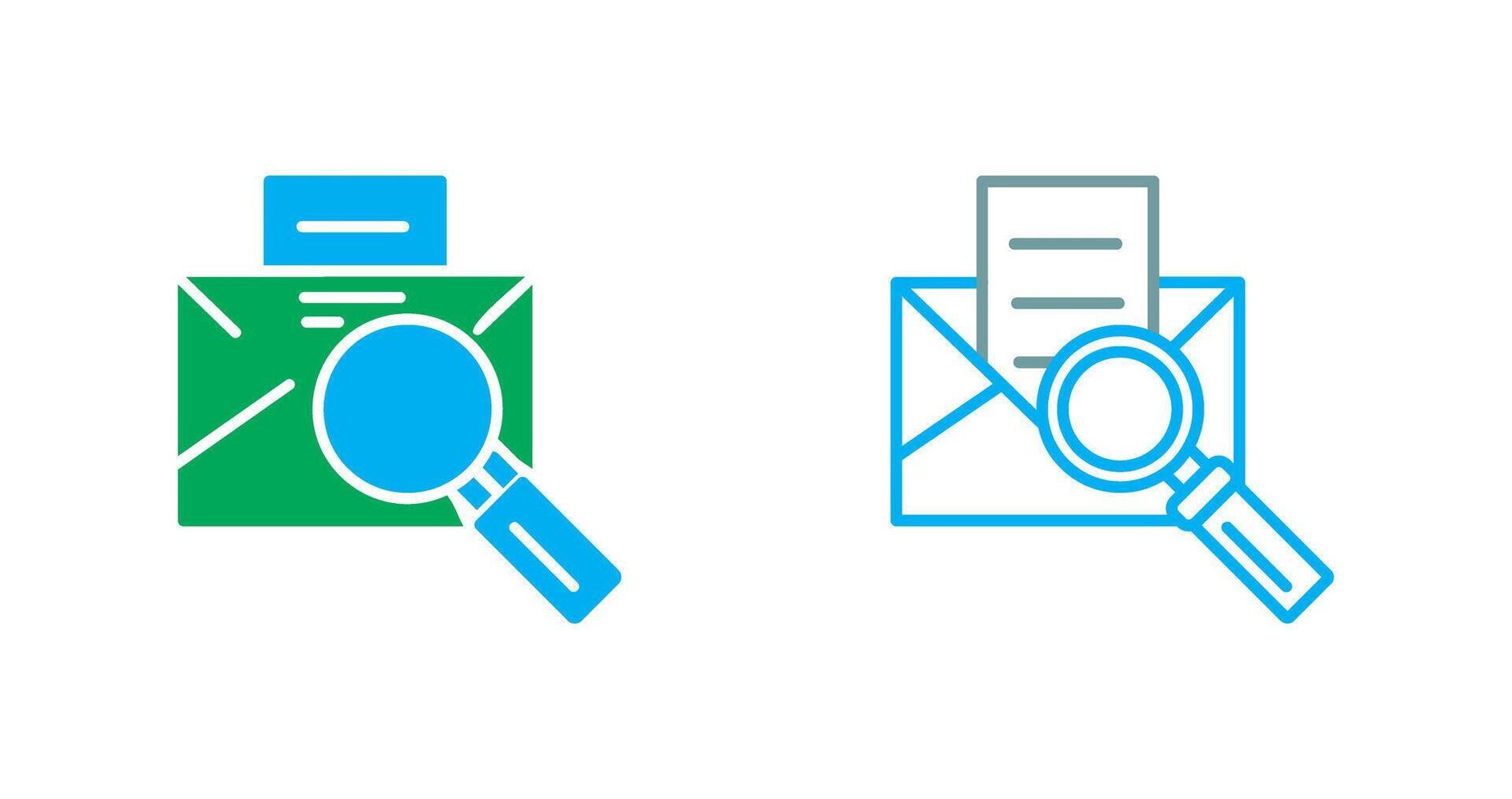 Magnifier Male Icon vector