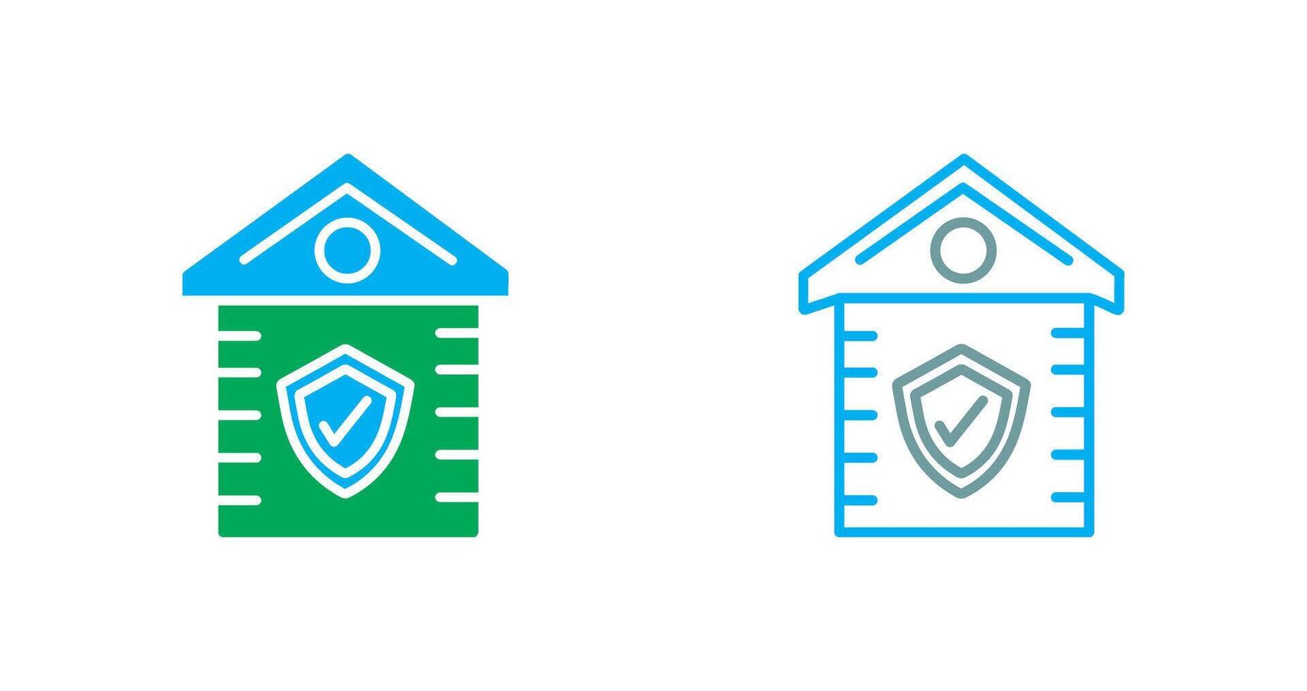 House Shield Icon vector