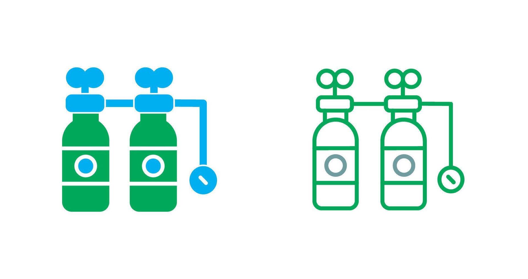 Oxygen Tank Icon vector