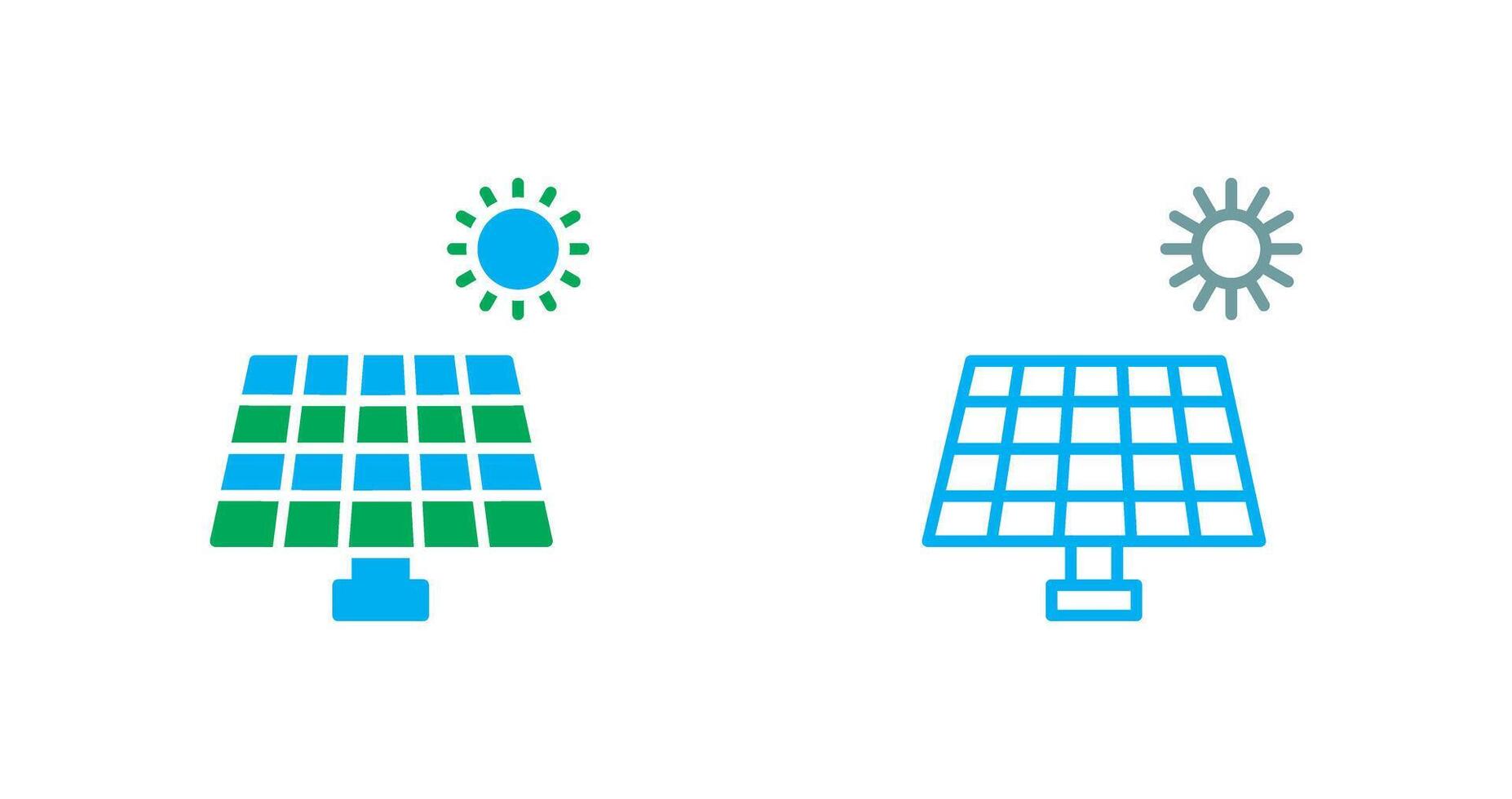 Solar Panel Icon vector