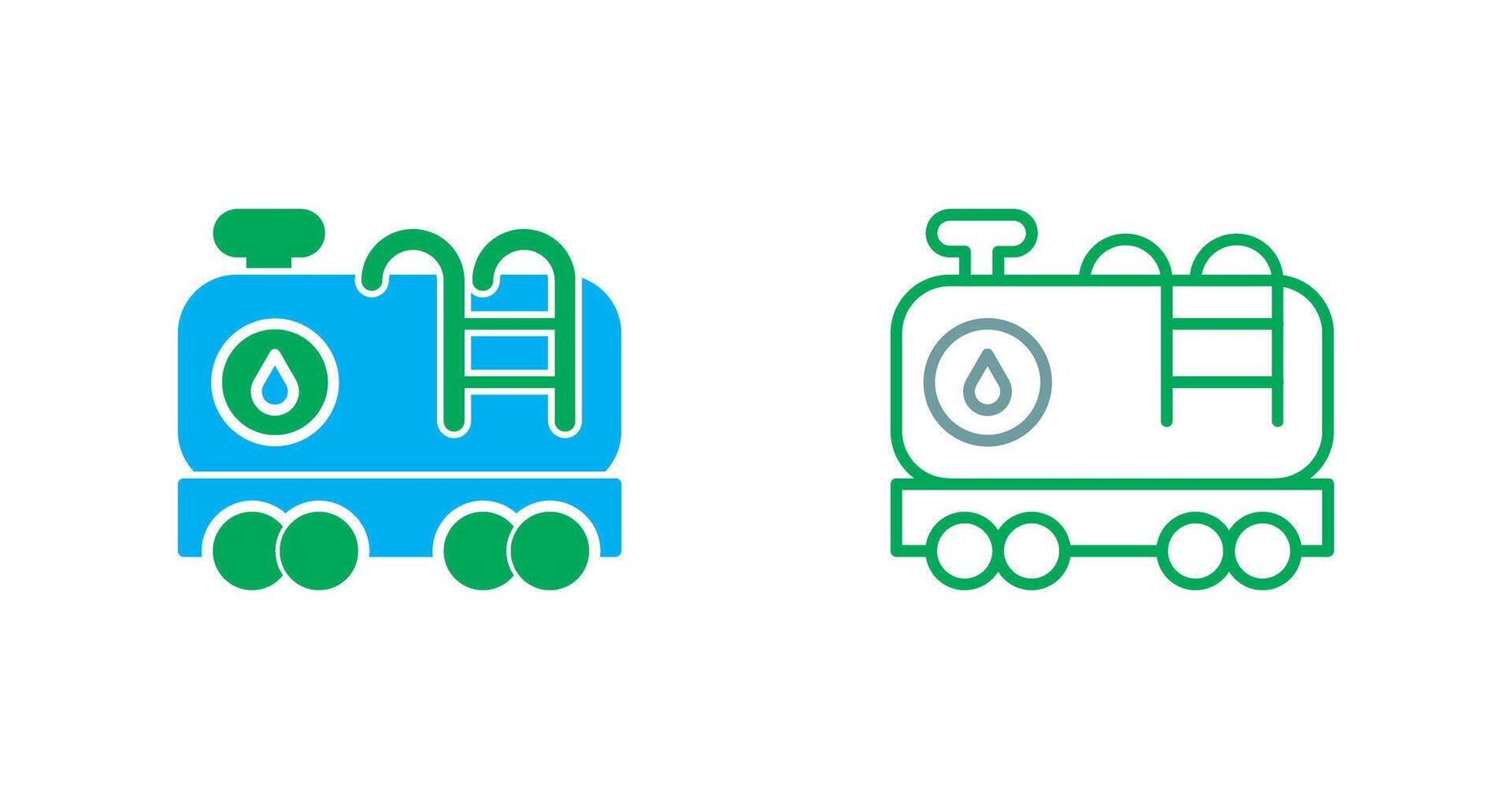 Tank Wagon Icon vector