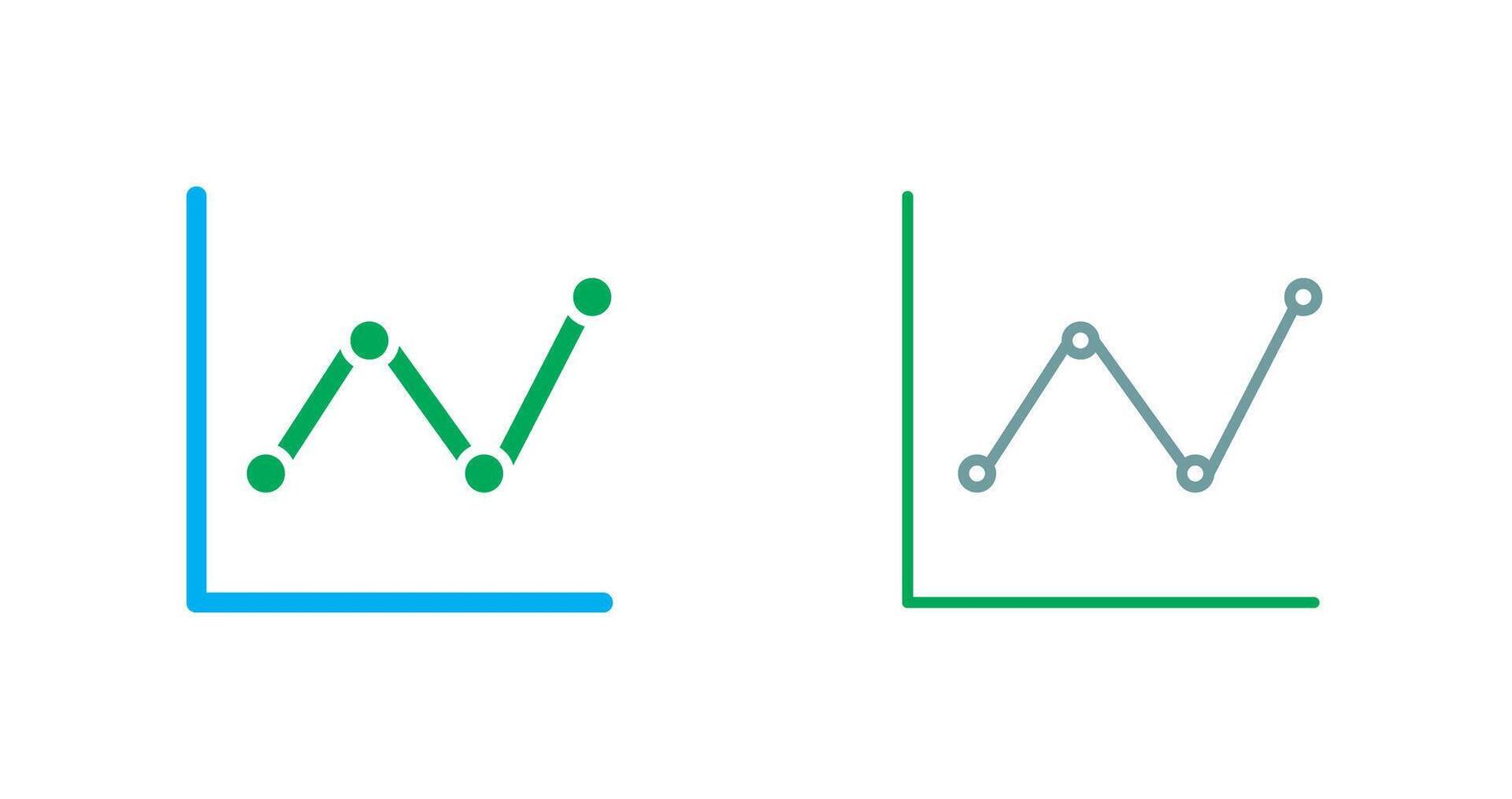 Line Chart Icon vector