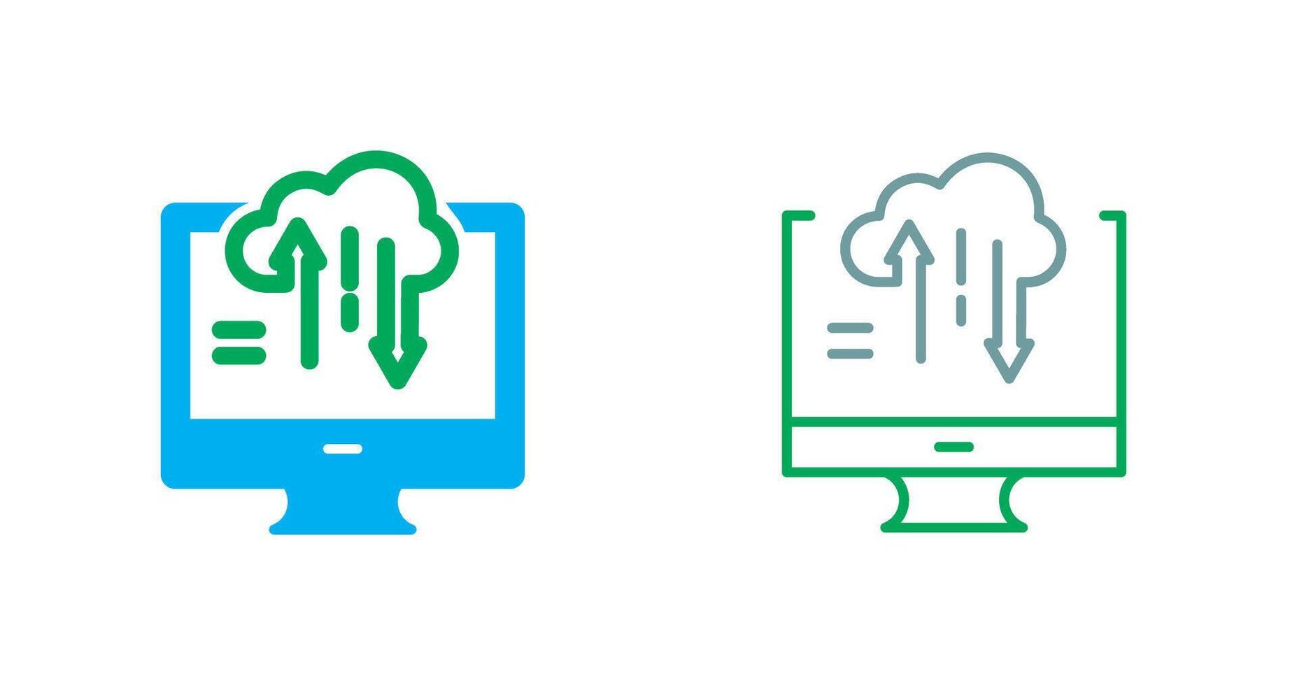 Data Transfer Icon vector