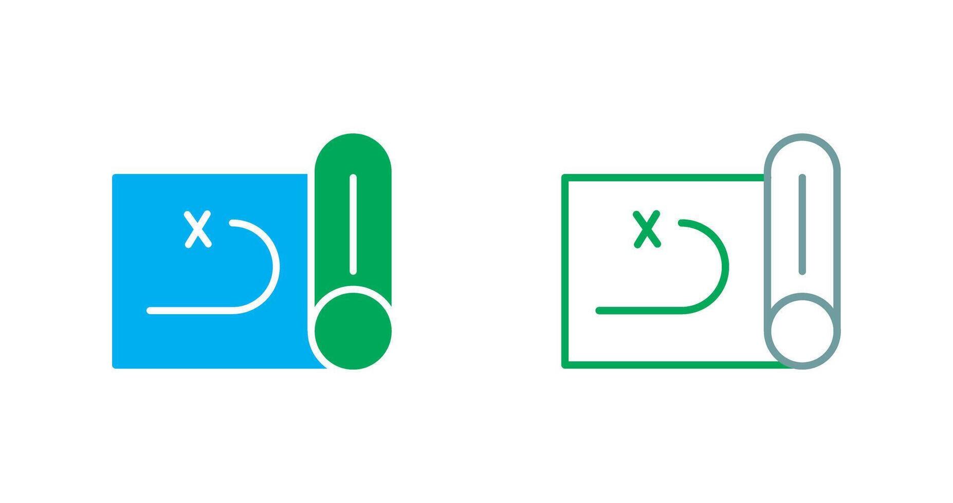 Treasure Map Icon vector