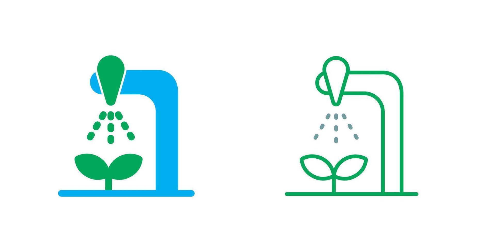 Irrigation System Icon vector