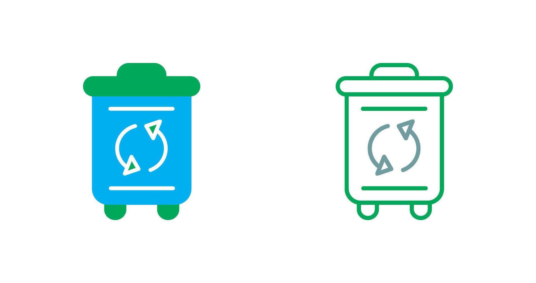 Recycle Bin Icon vector