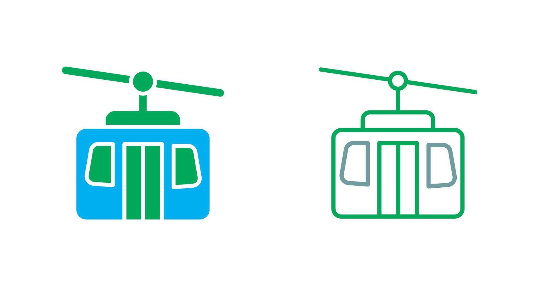 Cable Car Icon vector