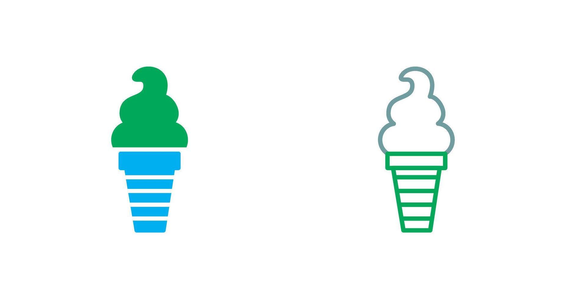 icono de helado vector