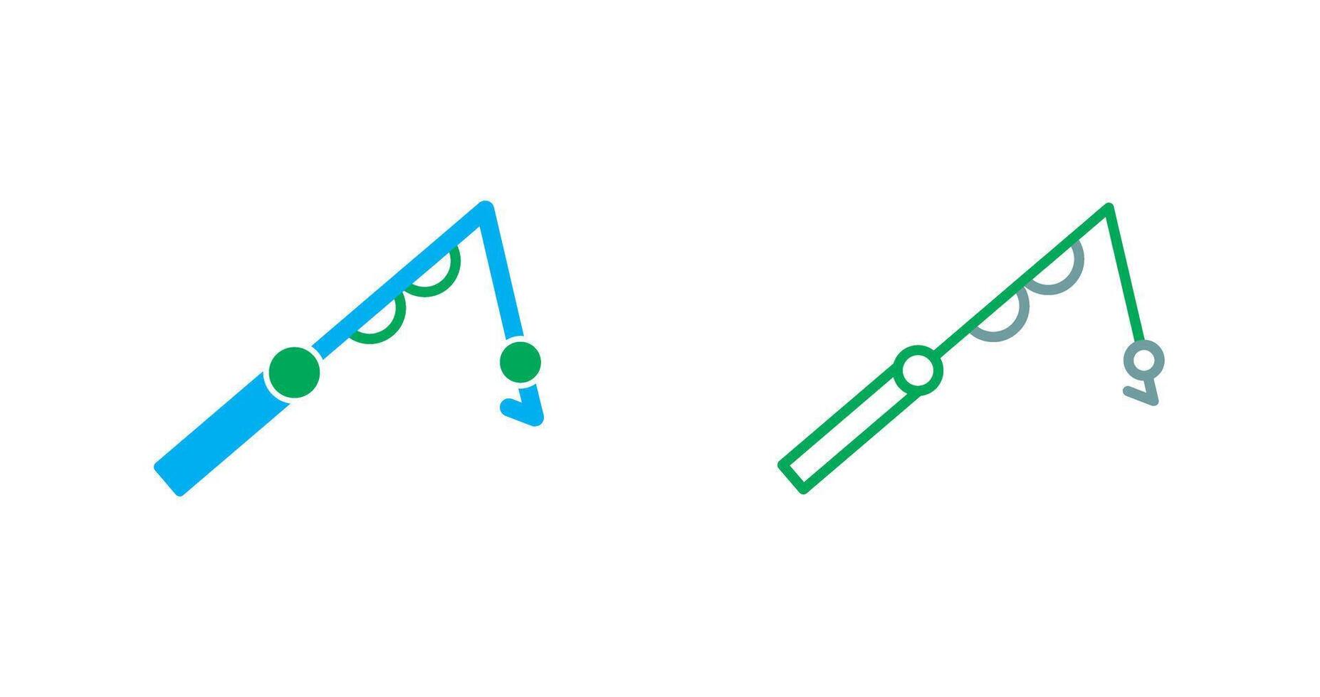 Fishing Pole Icon vector