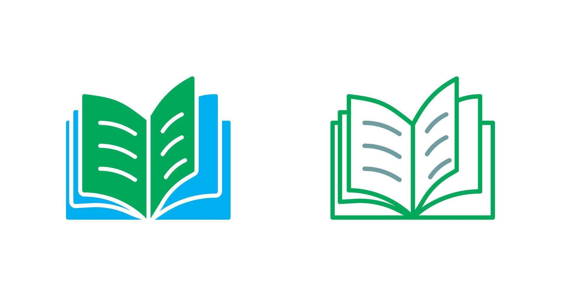 Open Book Icon vector