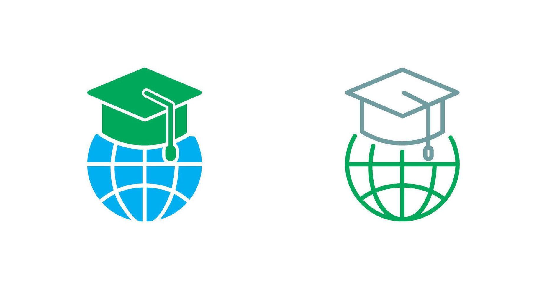 Global Education Icon vector