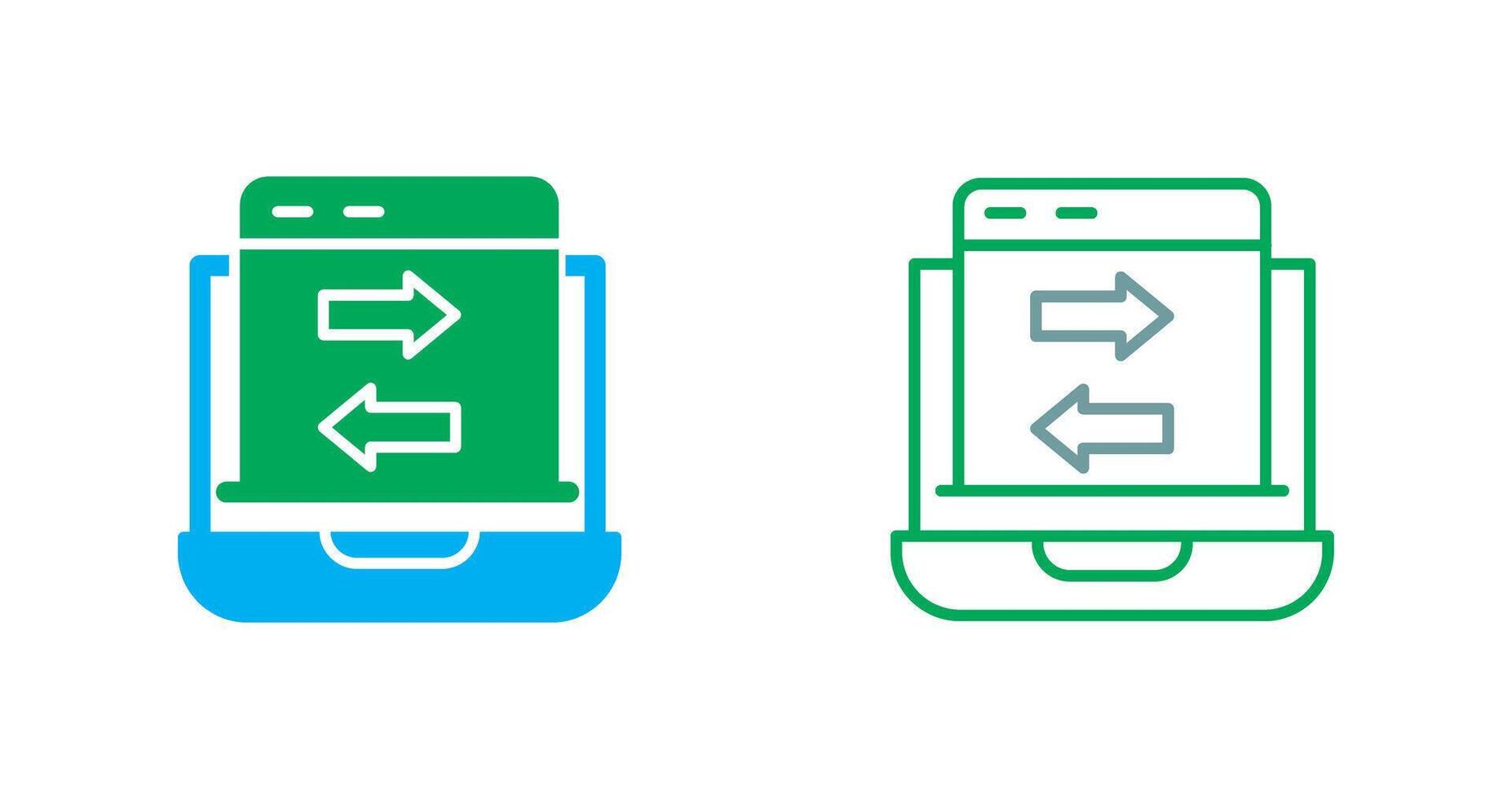 Data Transfer Icon vector