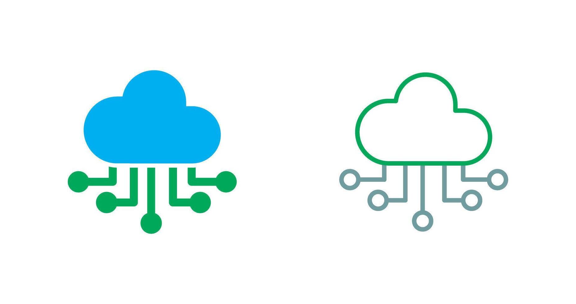 Cloud Computing Icon vector