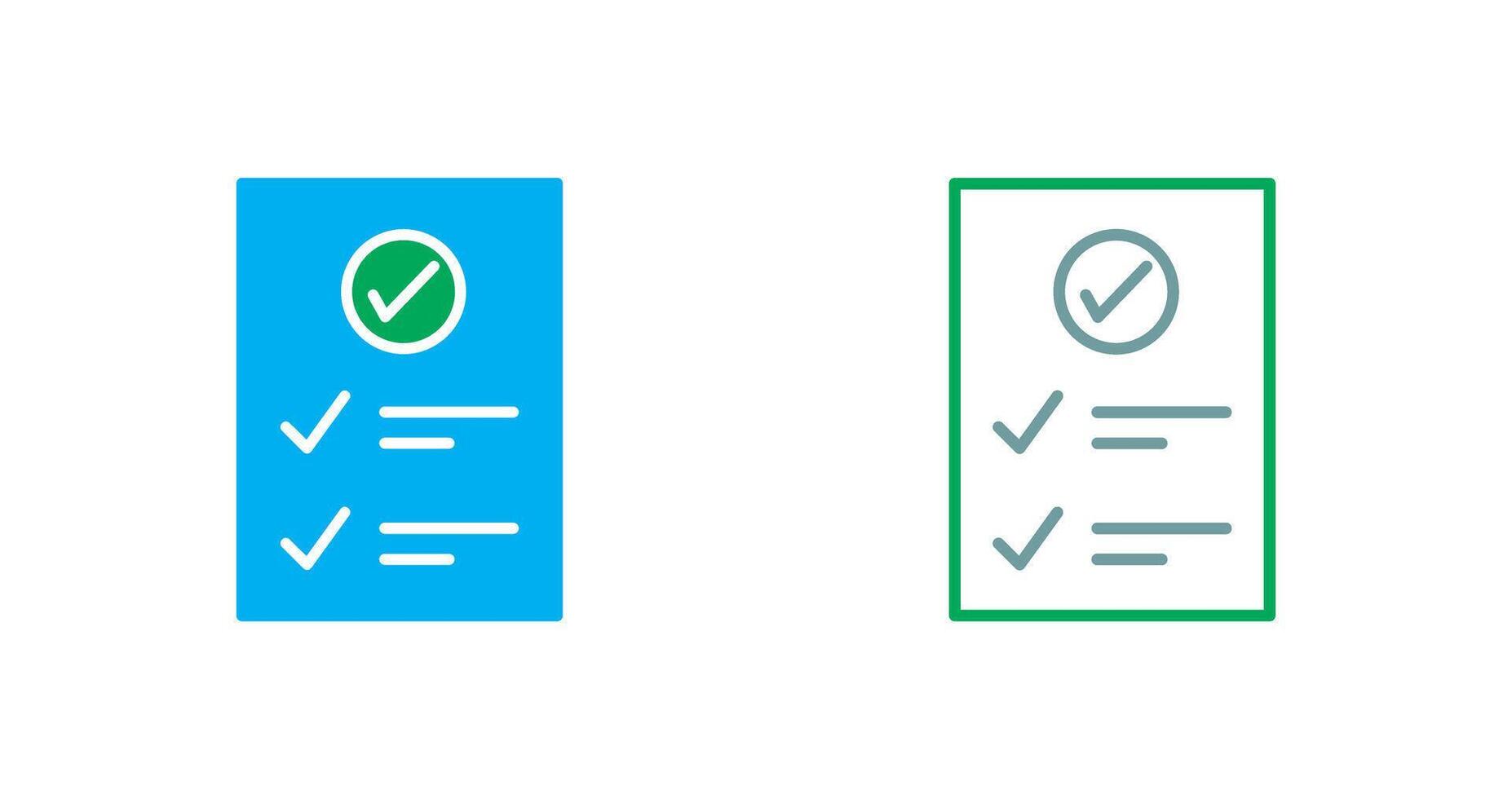 Check Up List Icon vector