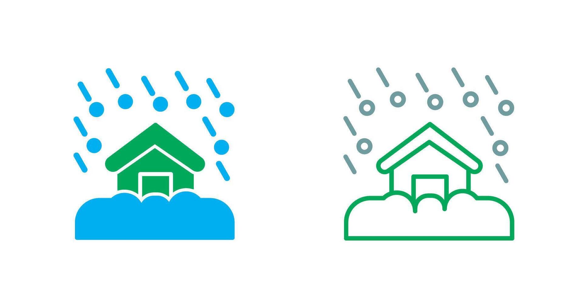 Natural Disaster Icon vector