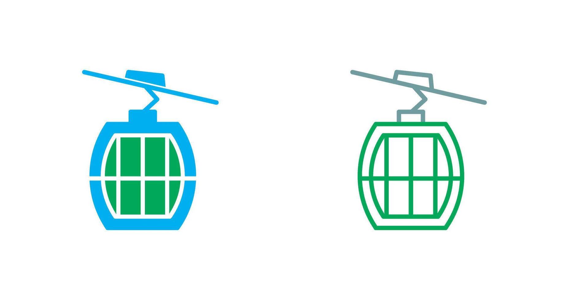 Cable Car Icon vector