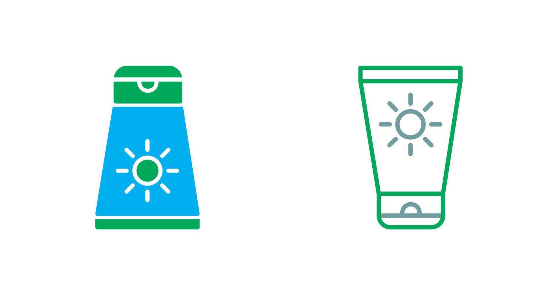 Sun Cream Icon vector