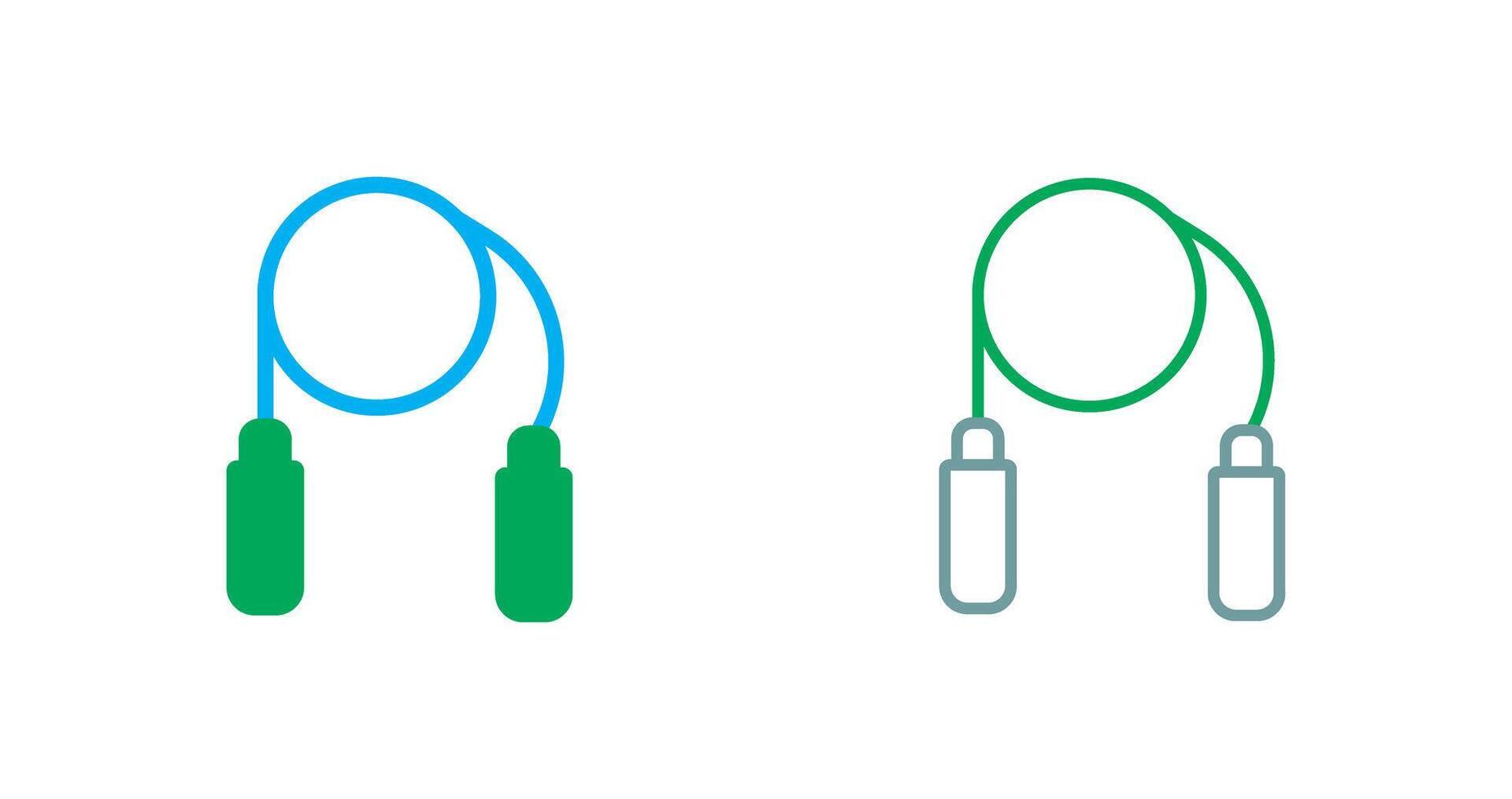 Jumping Rope Icon vector