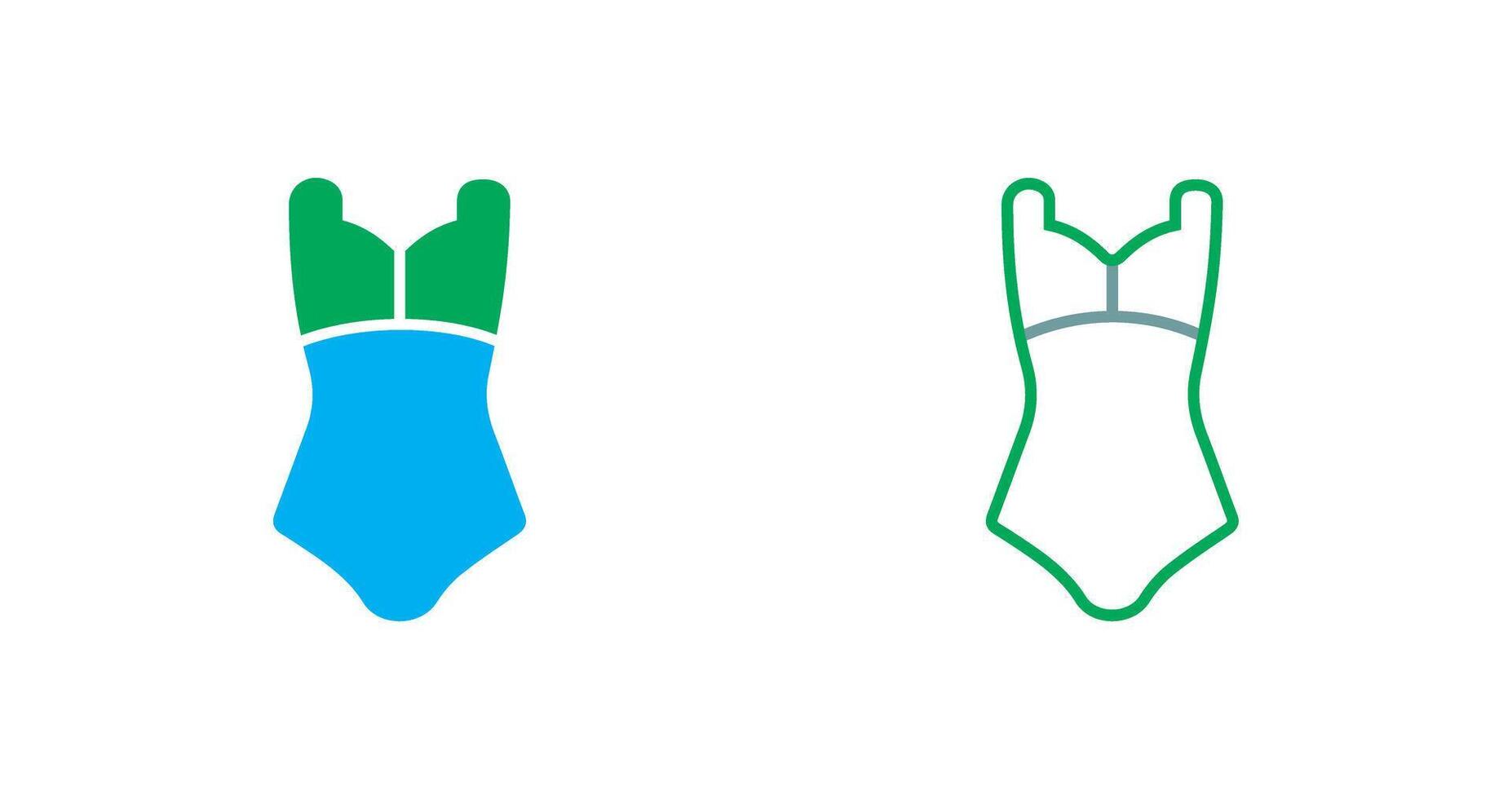 Swim Suit Icon vector