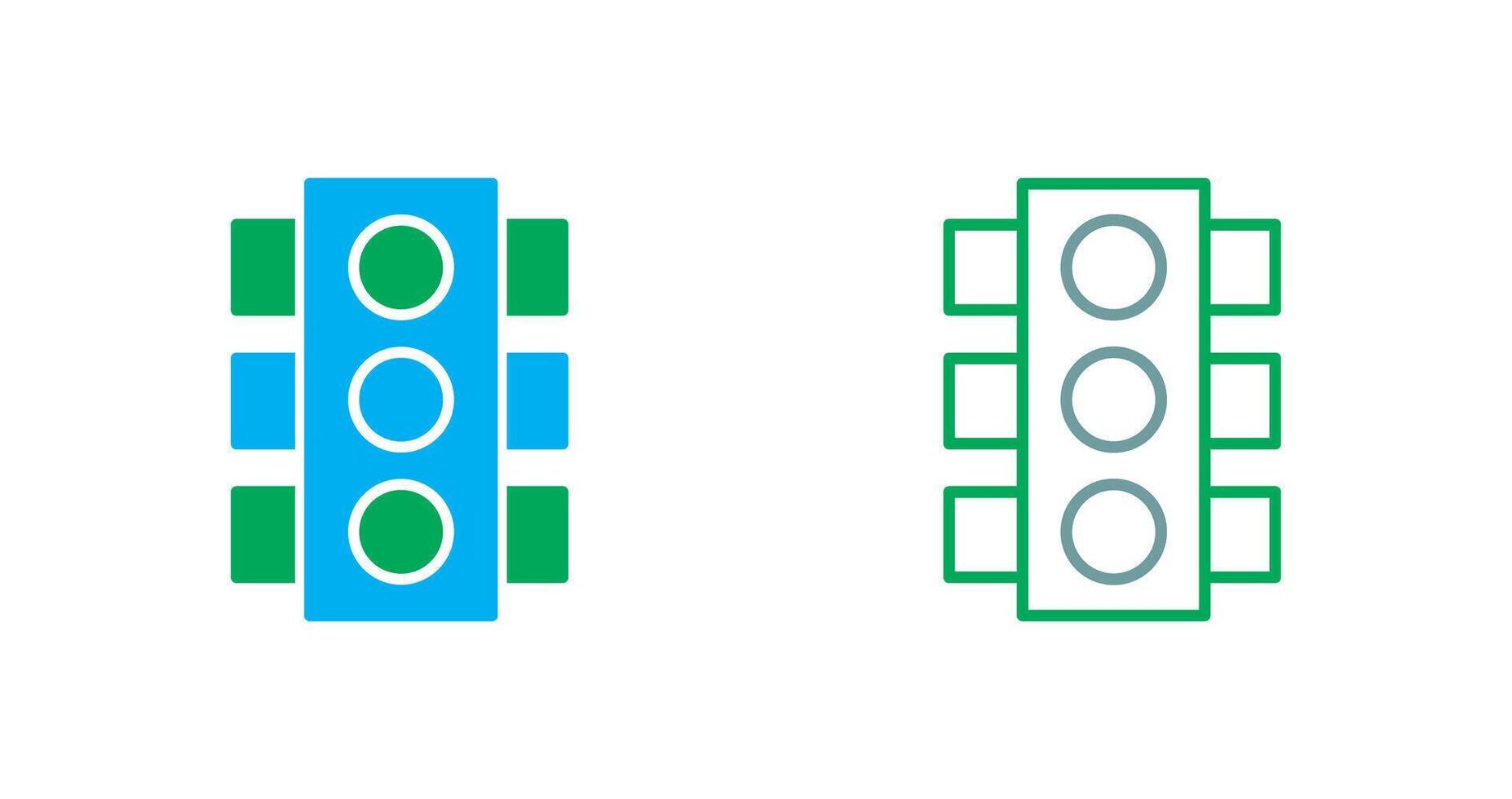 Traffic Light Icon vector