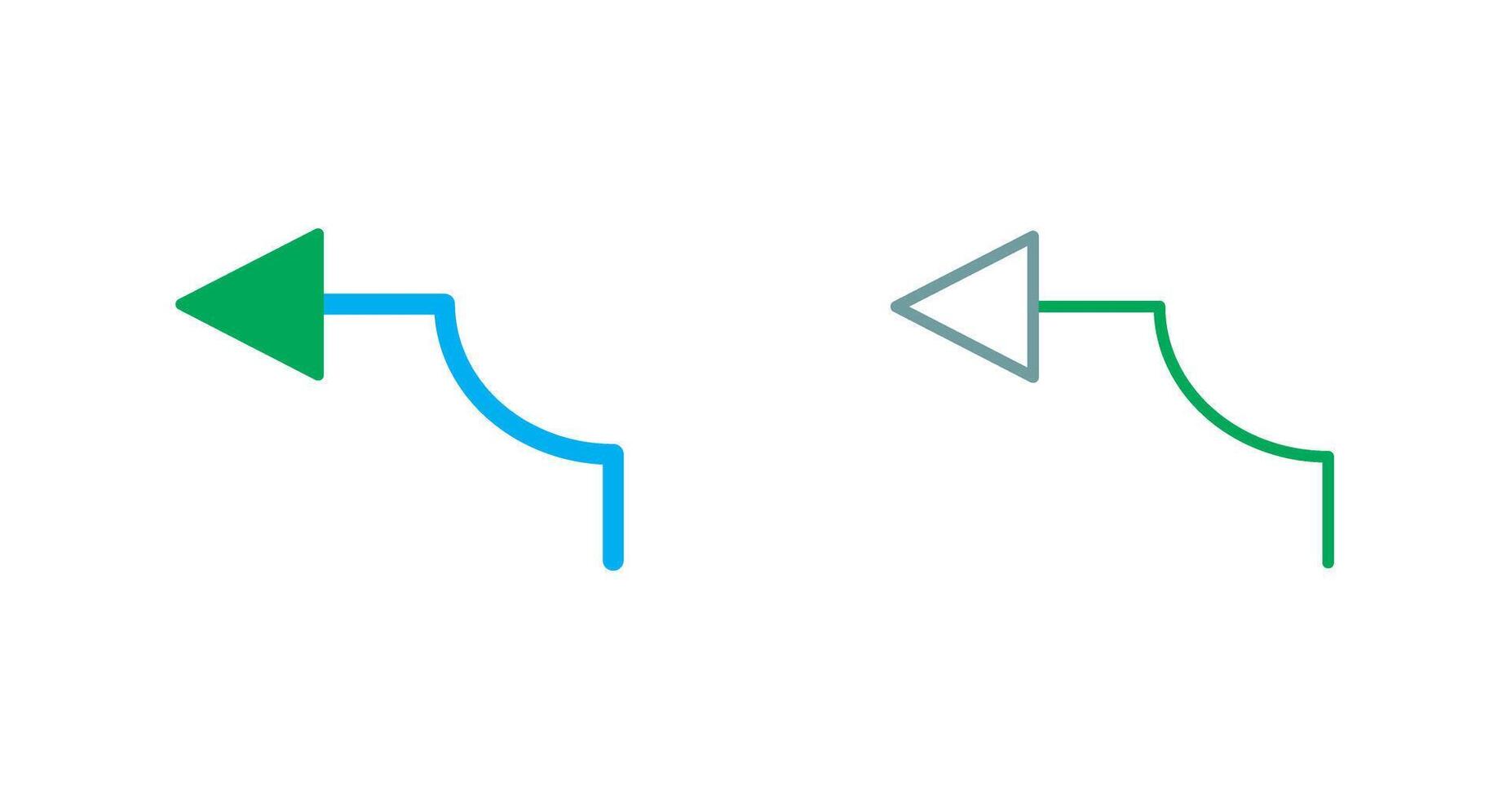Arrow Pointing Left Icon vector