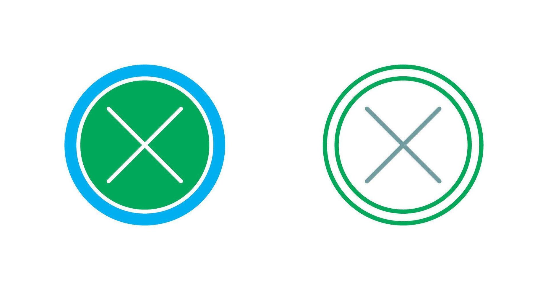 Do Not Cross Icon vector