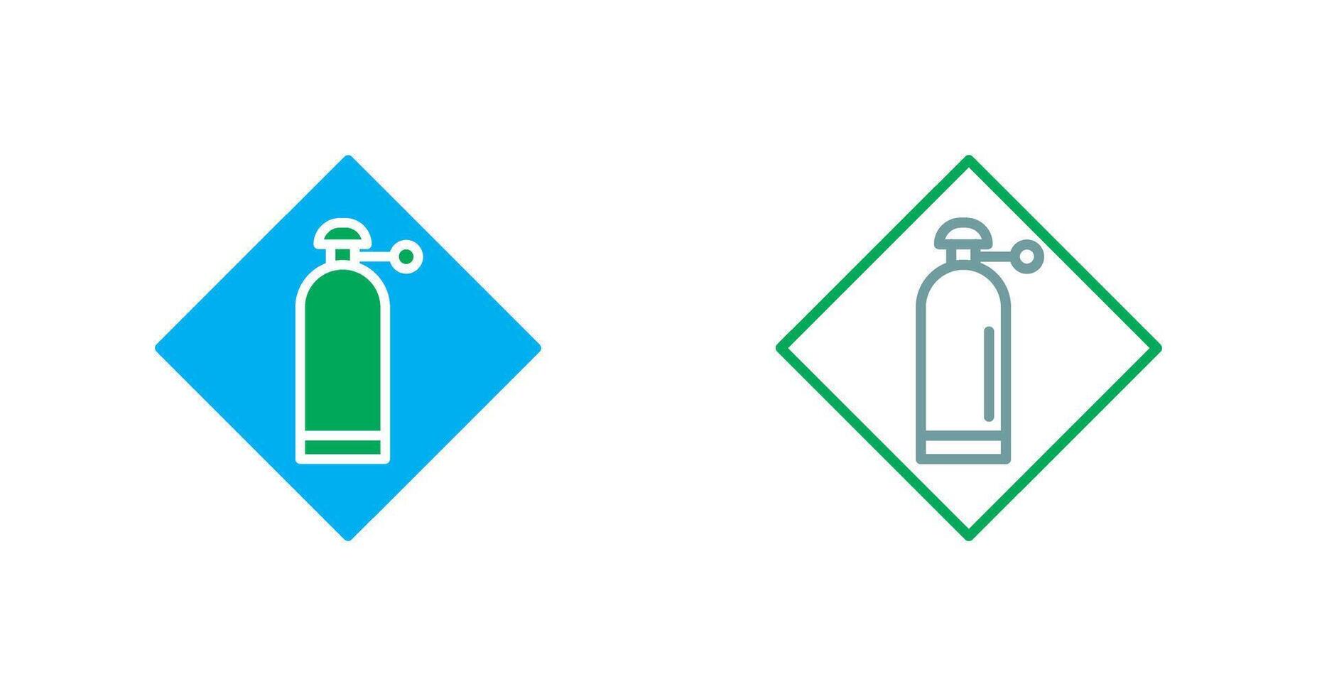 Pressurized Cylinder Icon vector