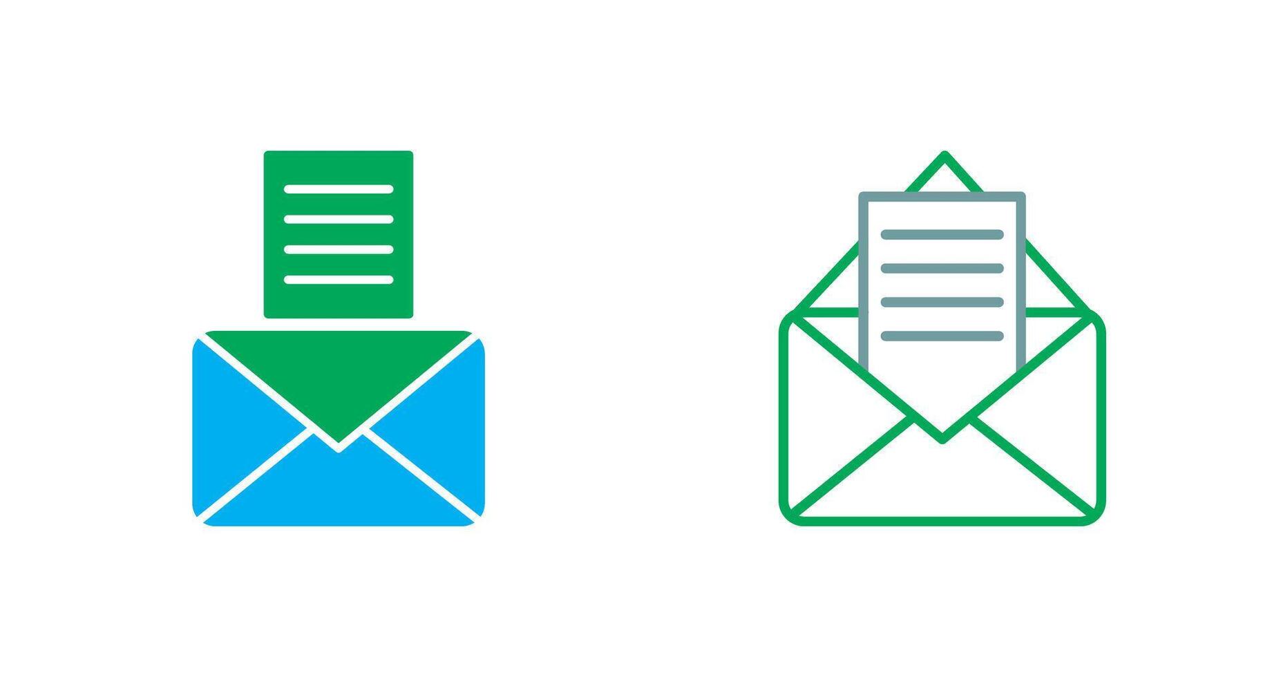 Email Documents Icon vector