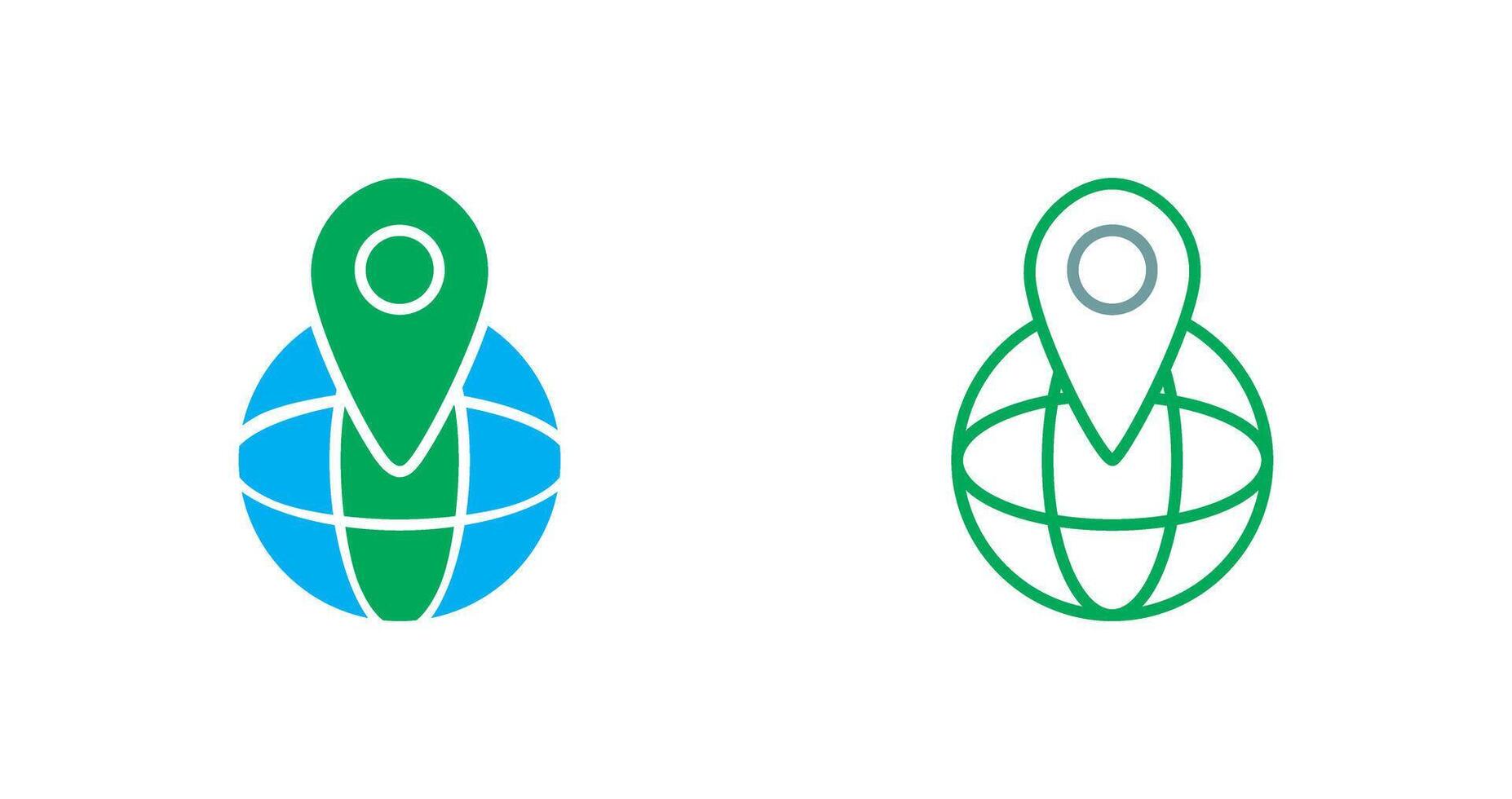 Global Locations Icon vector