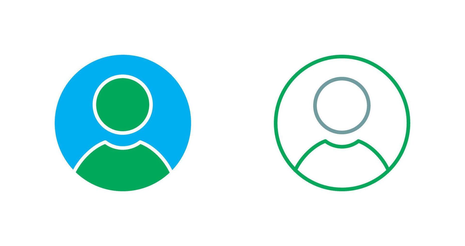 Male Profile Icon vector