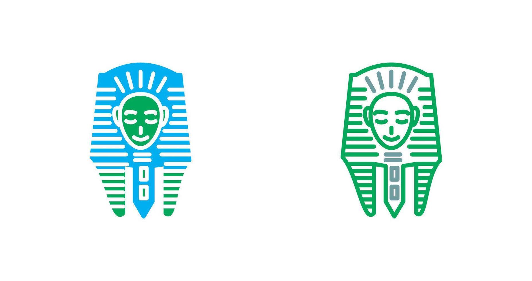 Egyptian Face Icon vector