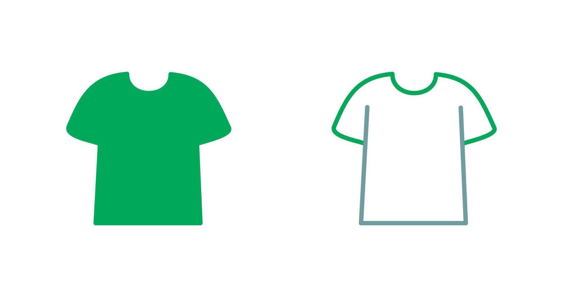 Plain T Shirt Icon vector