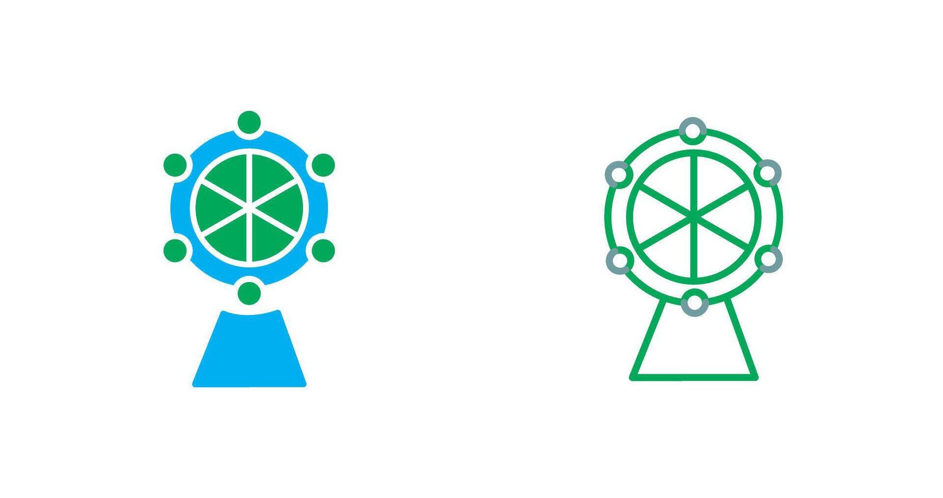 Ferris Wheel Icon vector