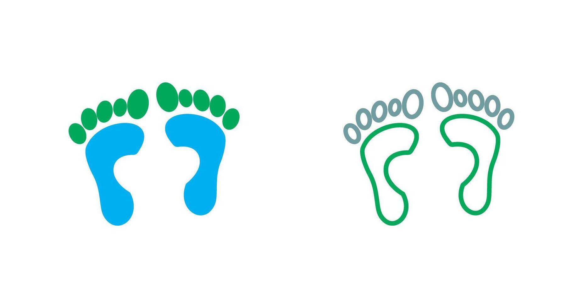 Foot X ray Icon vector