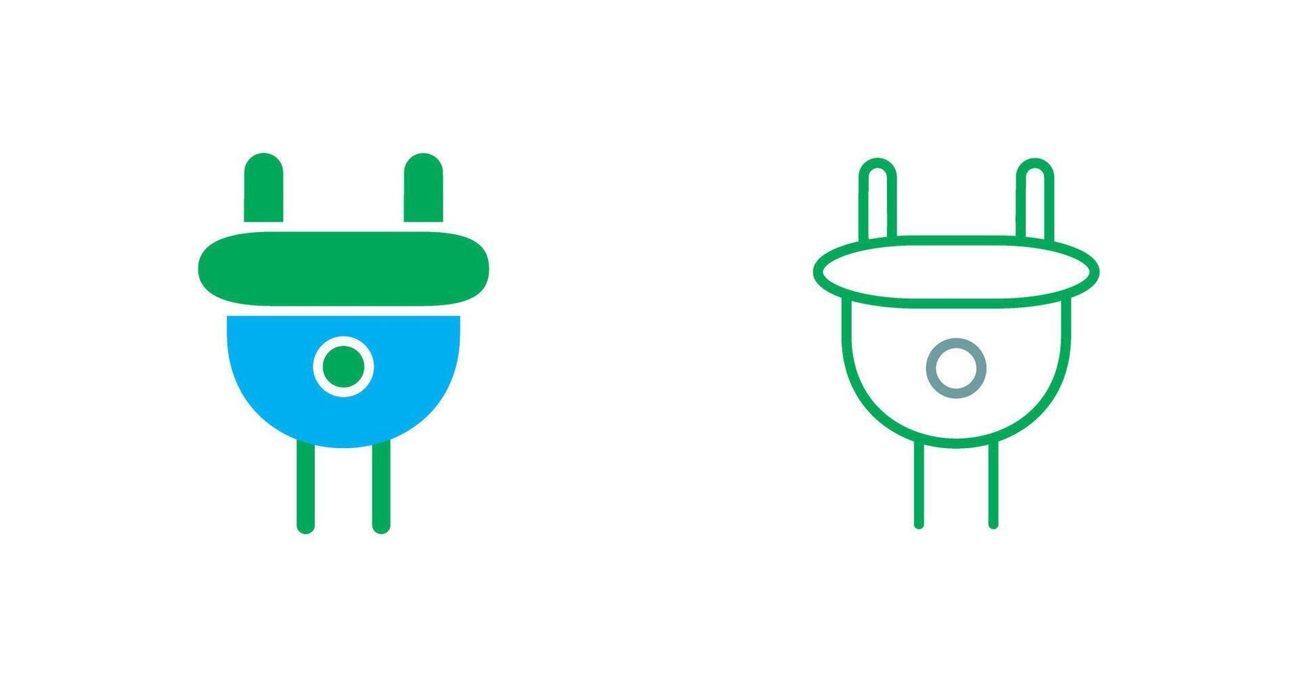 Plug I Icon vector