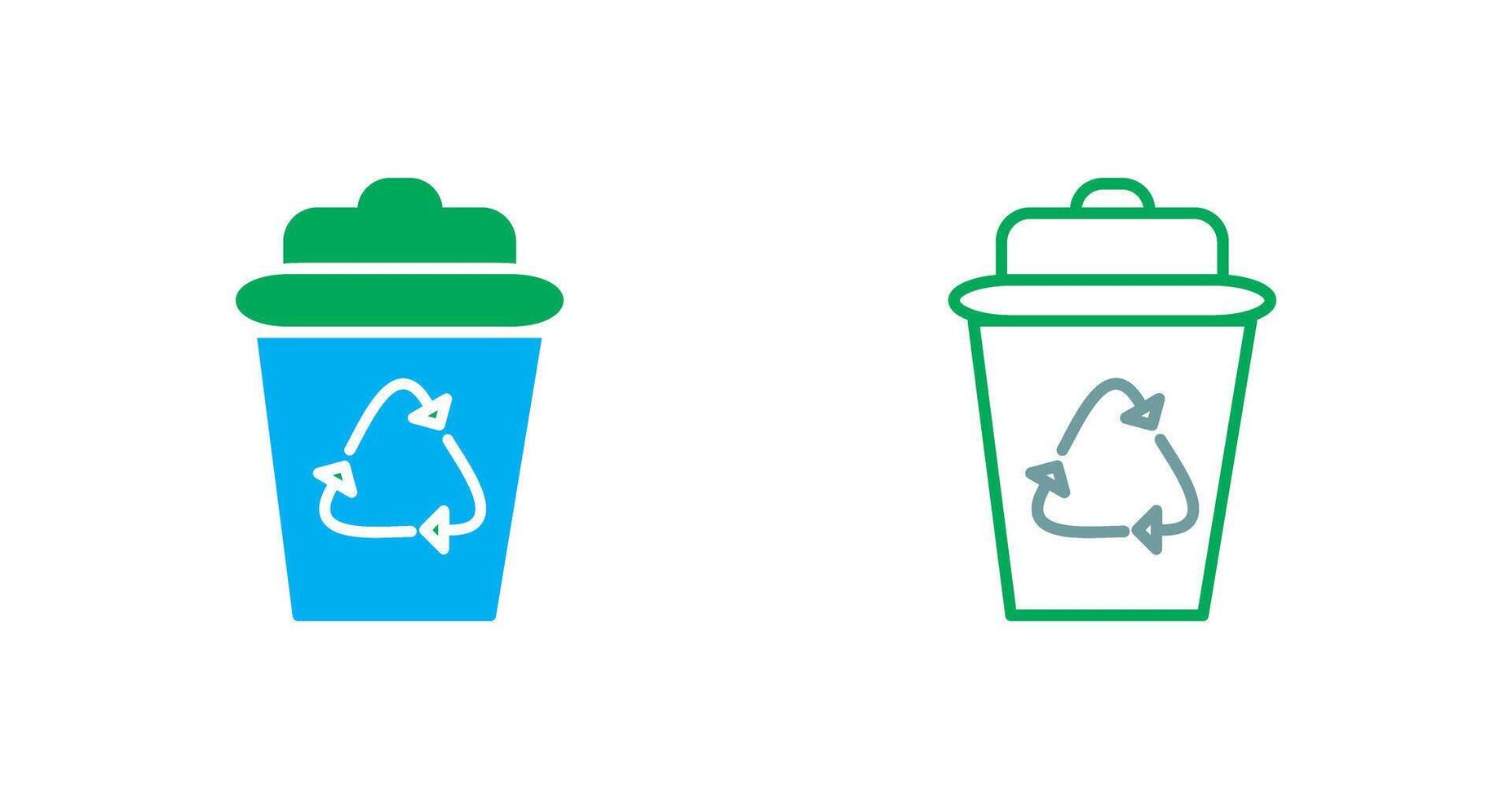 Recycle Bin Icon vector