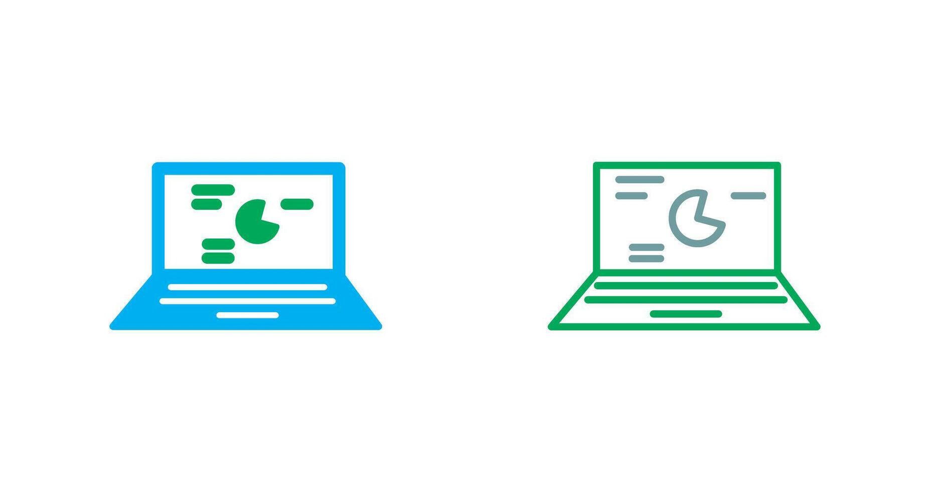 Online Stats Icon vector