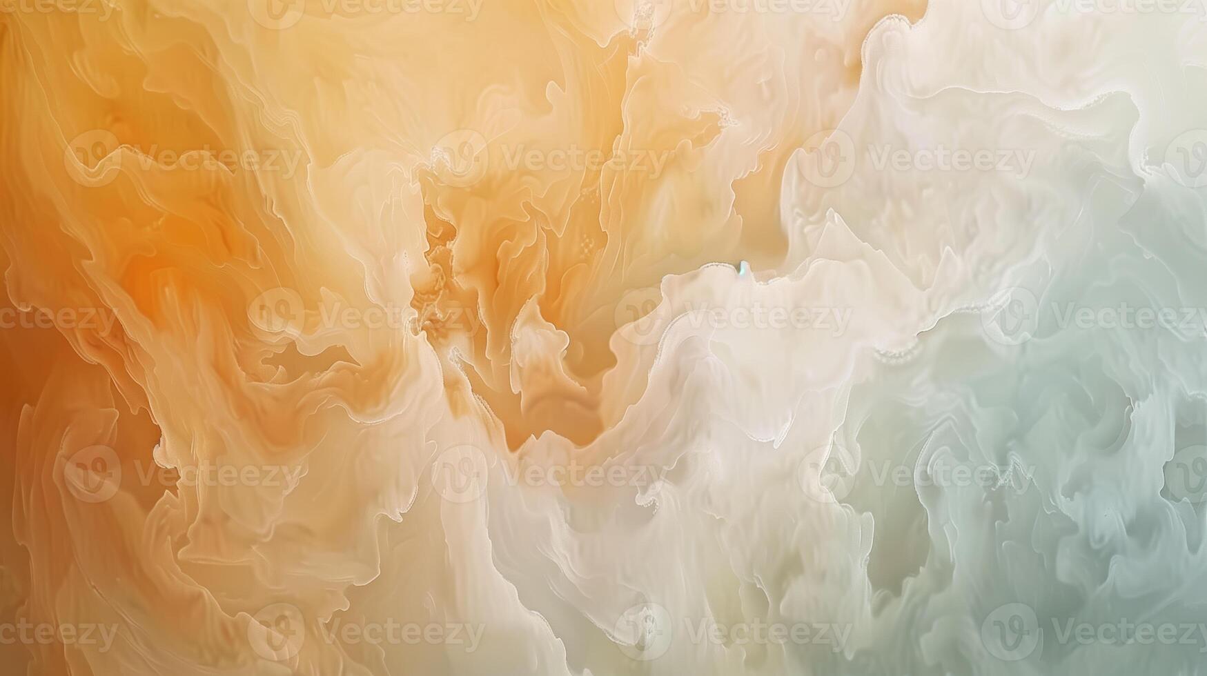 AI generated Abstract waves in soft, pastel hues. Soft brushstrokes, subtle gradients, delicate textures, warm hues. Generated by artificial intelligence. photo