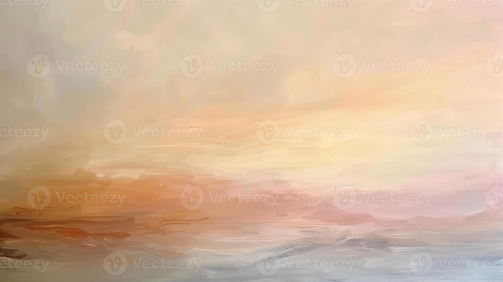 AI generated Abstract waves in soft, pastel hues. Soft brushstrokes, subtle gradients, delicate textures, warm hues. Generated by artificial intelligence. photo