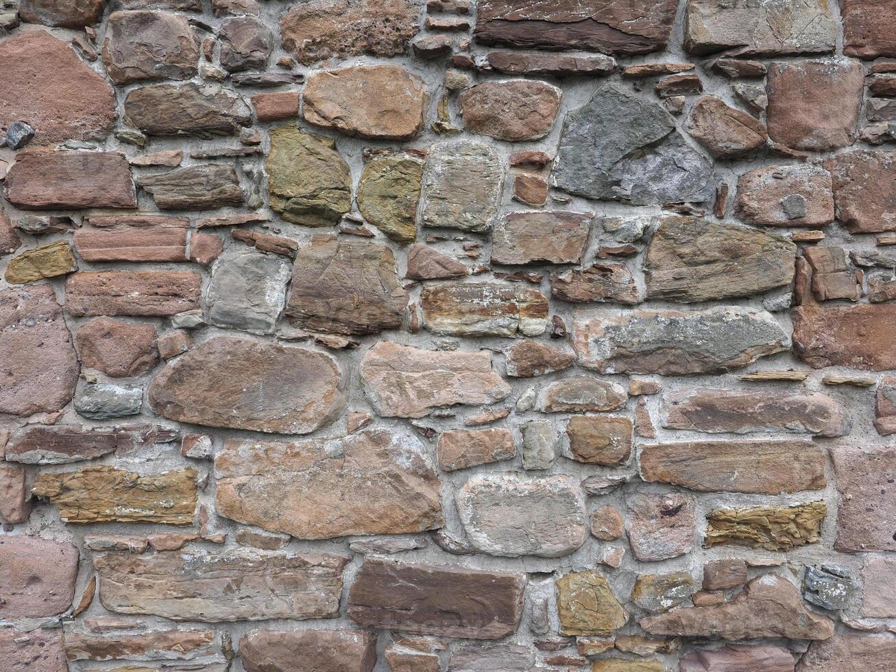red stone wall background photo