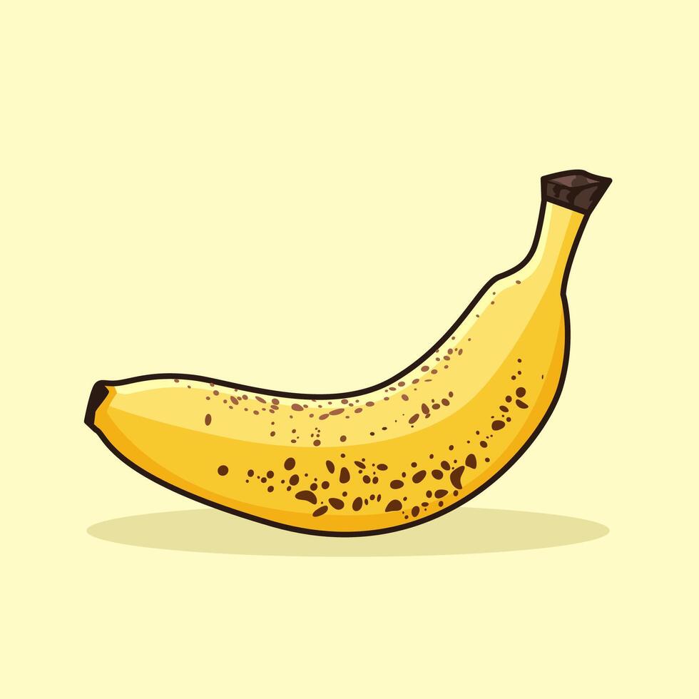 dos pares de bananas Fruta ilustración vector