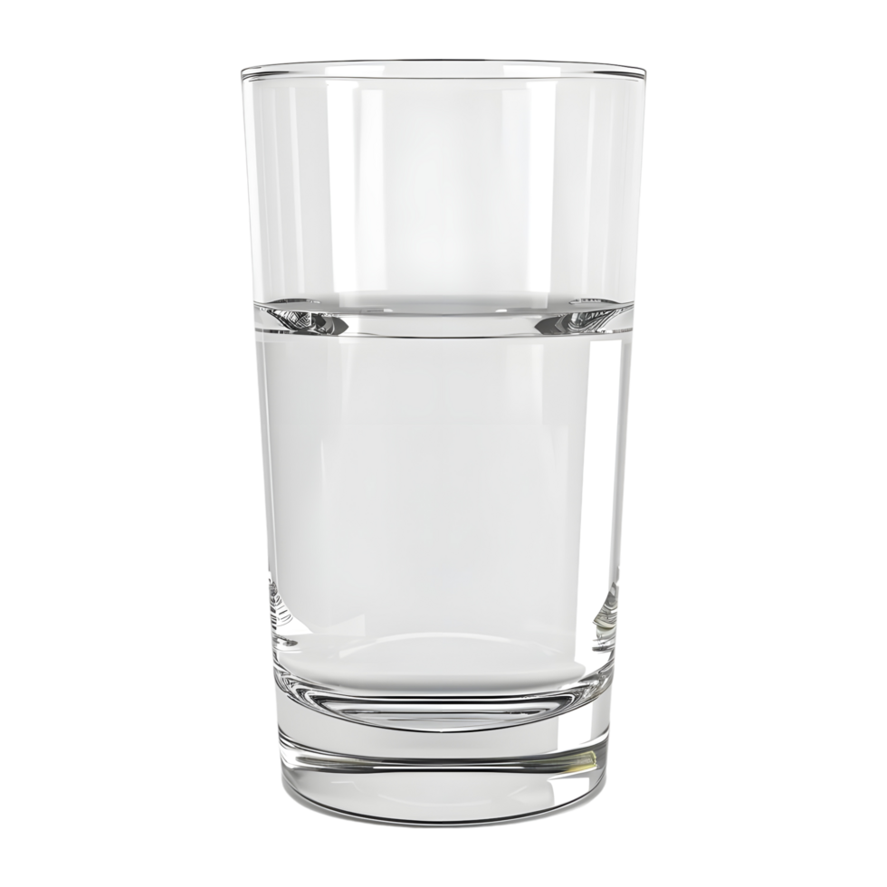 Wasser Glas auf transparent Hintergrund - - png