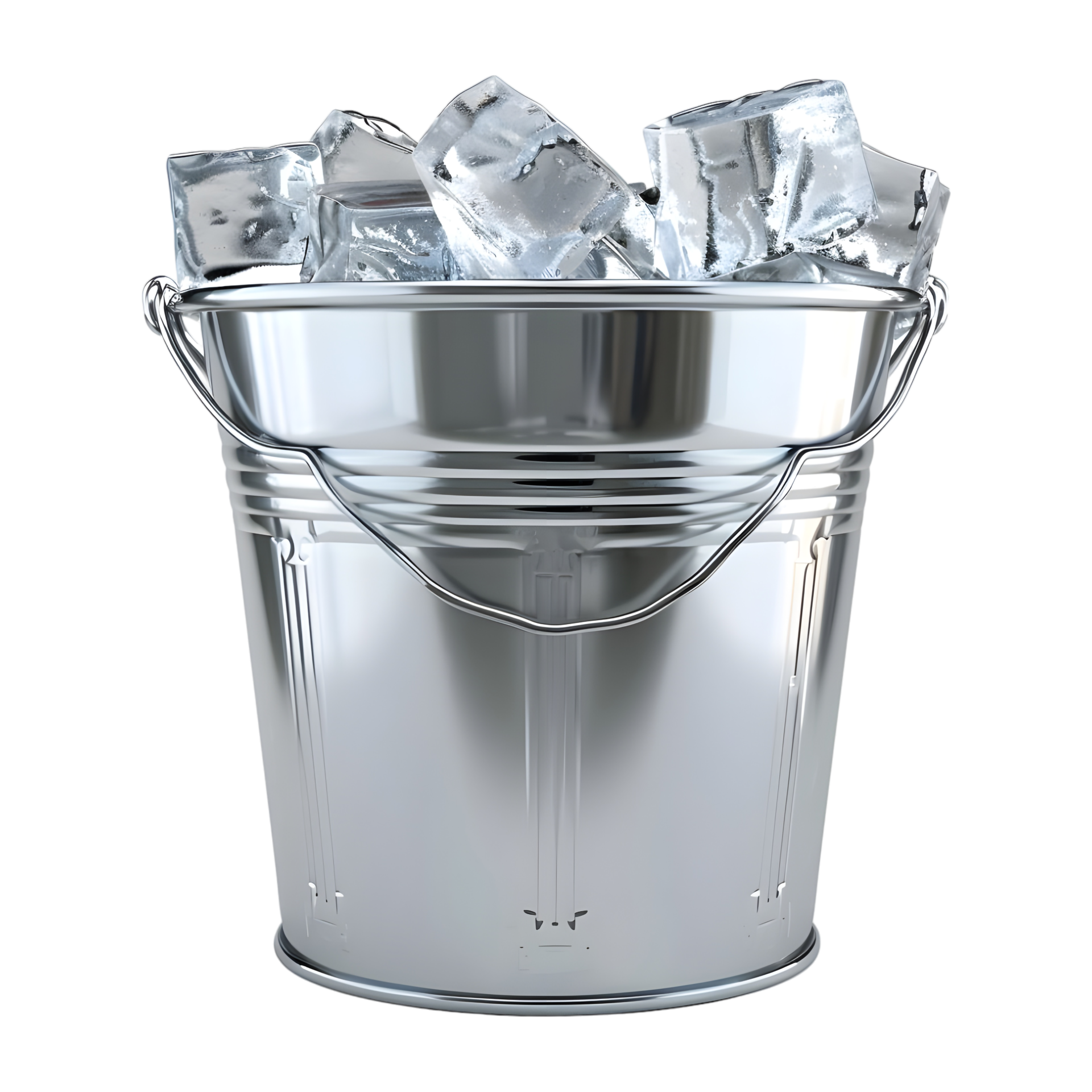 Ice in a Bucket on Transparent background 42878405 PNG