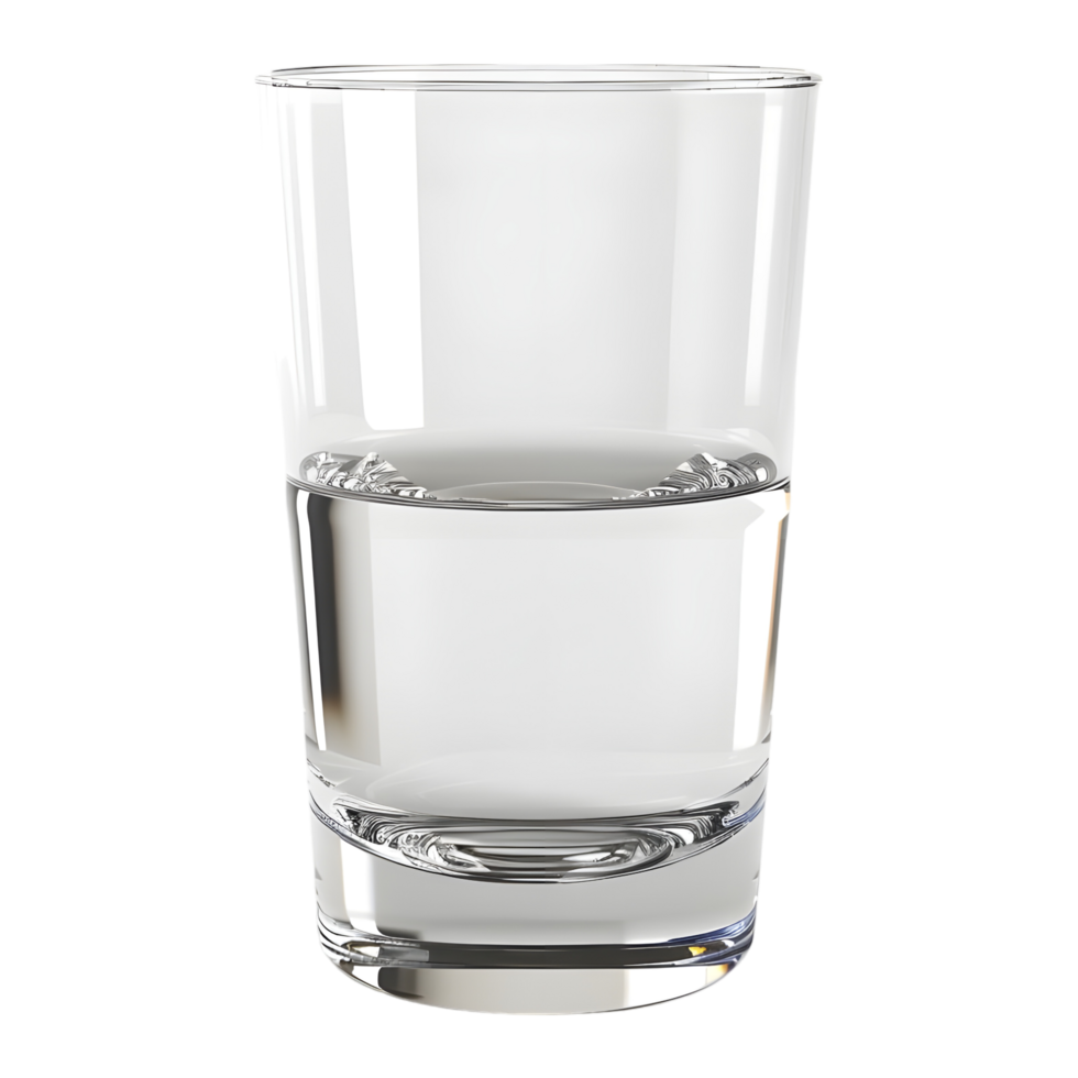 Water Glass on Transparent background - png